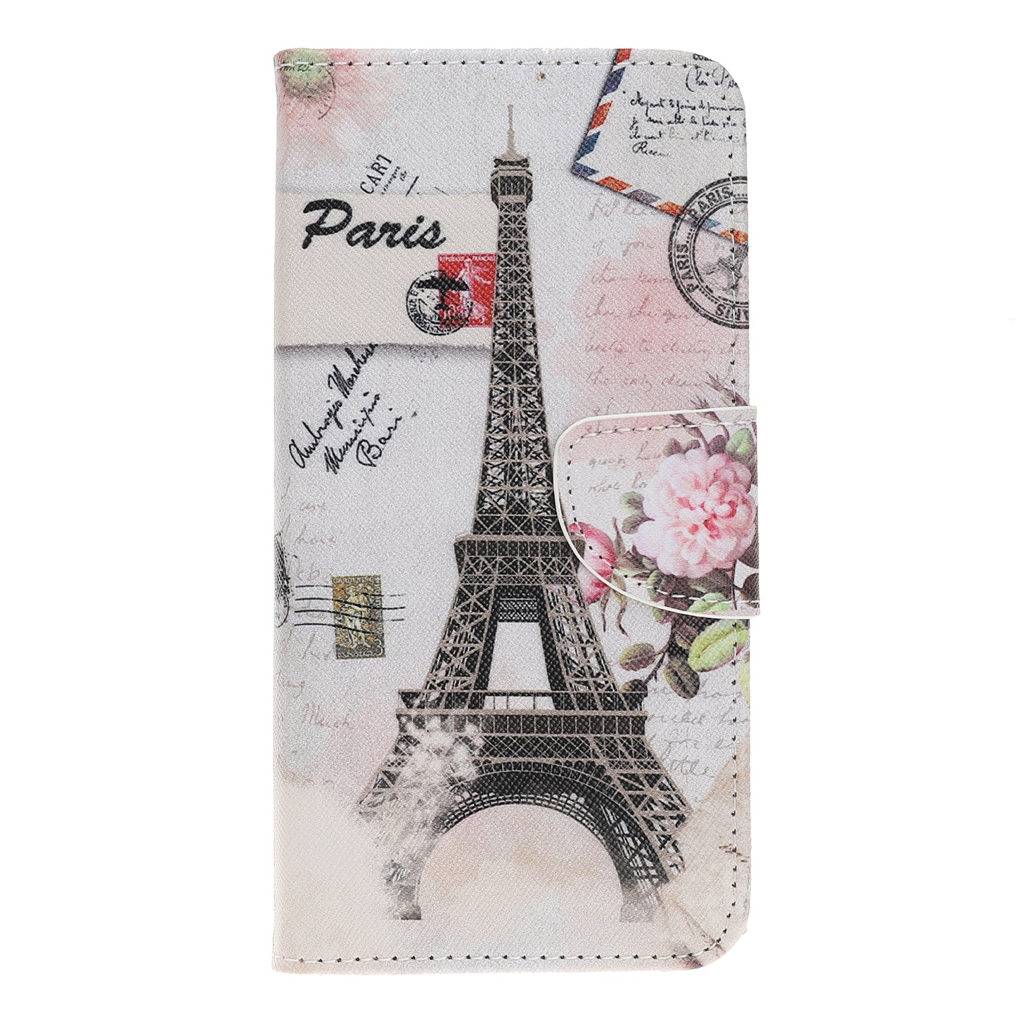 Cross Texture Pattern Printing PU Leather Magnetic Phone Cover for Samsung Galaxy A40