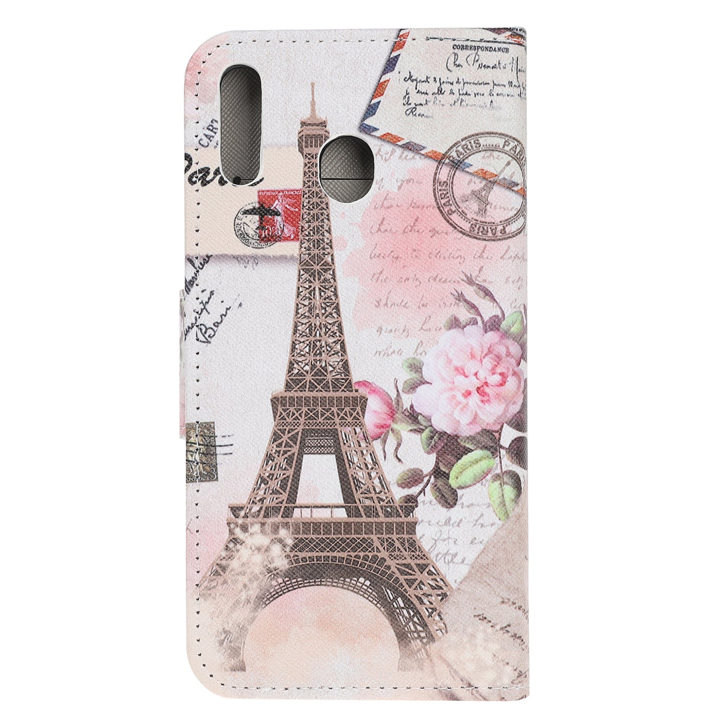 Cross Texture Pattern Printing PU Leather Magnetic Phone Cover for Samsung Galaxy A40