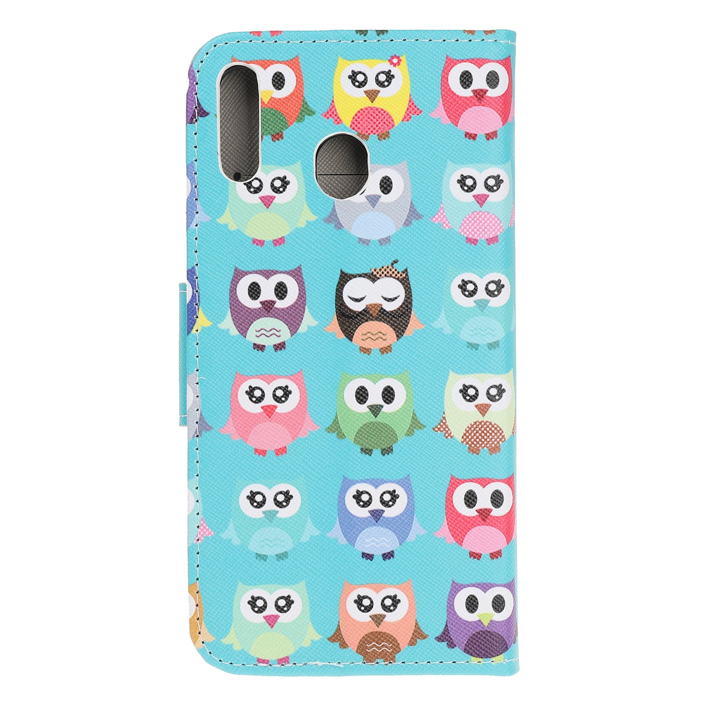 Cross Texture Pattern Printing PU Leather Magnetic Phone Cover for Samsung Galaxy A40