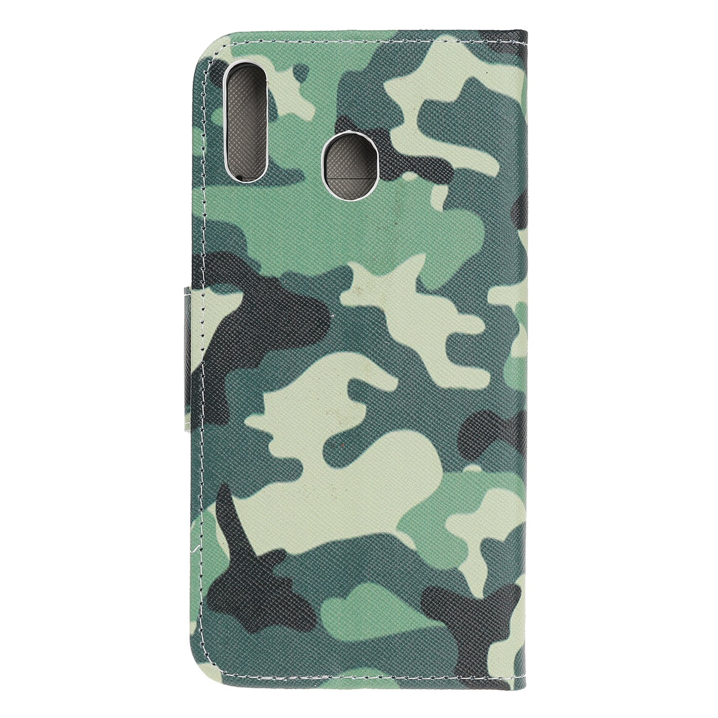 Cross Texture Pattern Printing PU Leather Magnetic Phone Cover for Samsung Galaxy A40