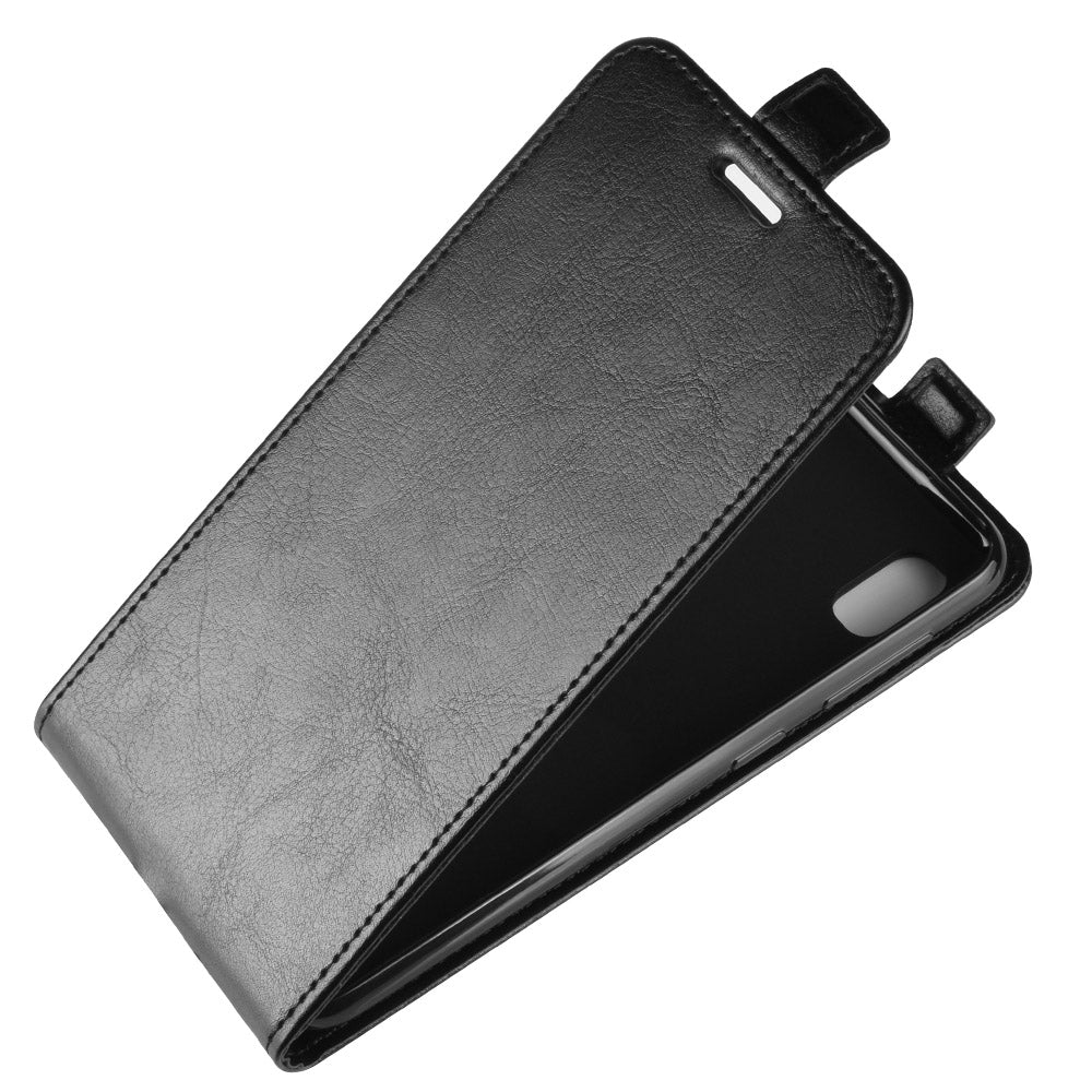 Crazy Horse Vertical Flip Leather Protective Case for Samsung Galaxy A10