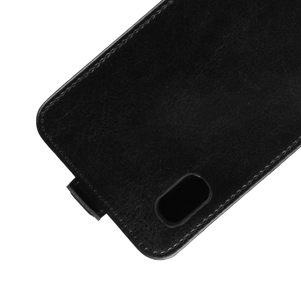 Crazy Horse Vertical Flip Leather Protective Case for Samsung Galaxy A10