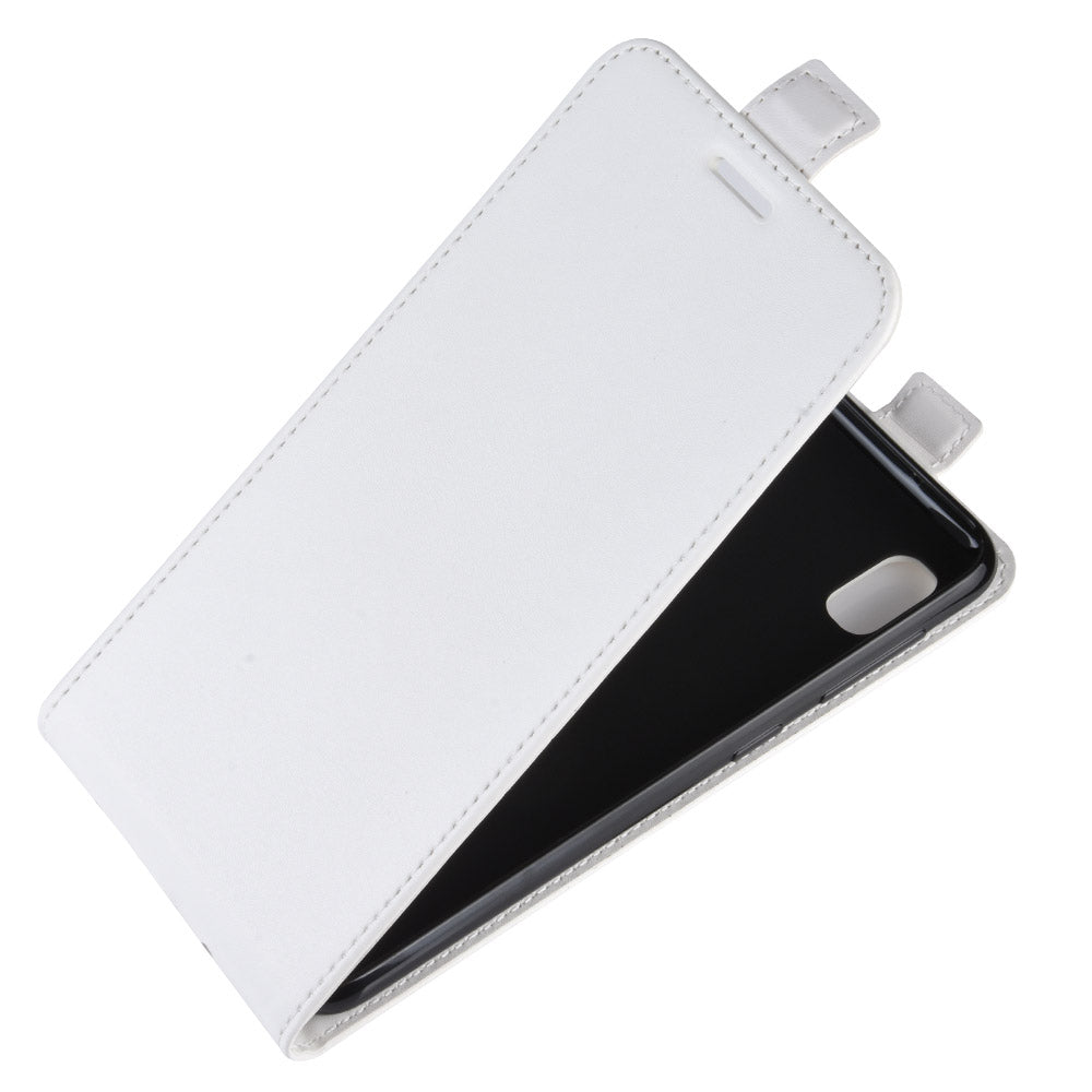 Crazy Horse Vertical Flip Leather Protective Case for Samsung Galaxy A10