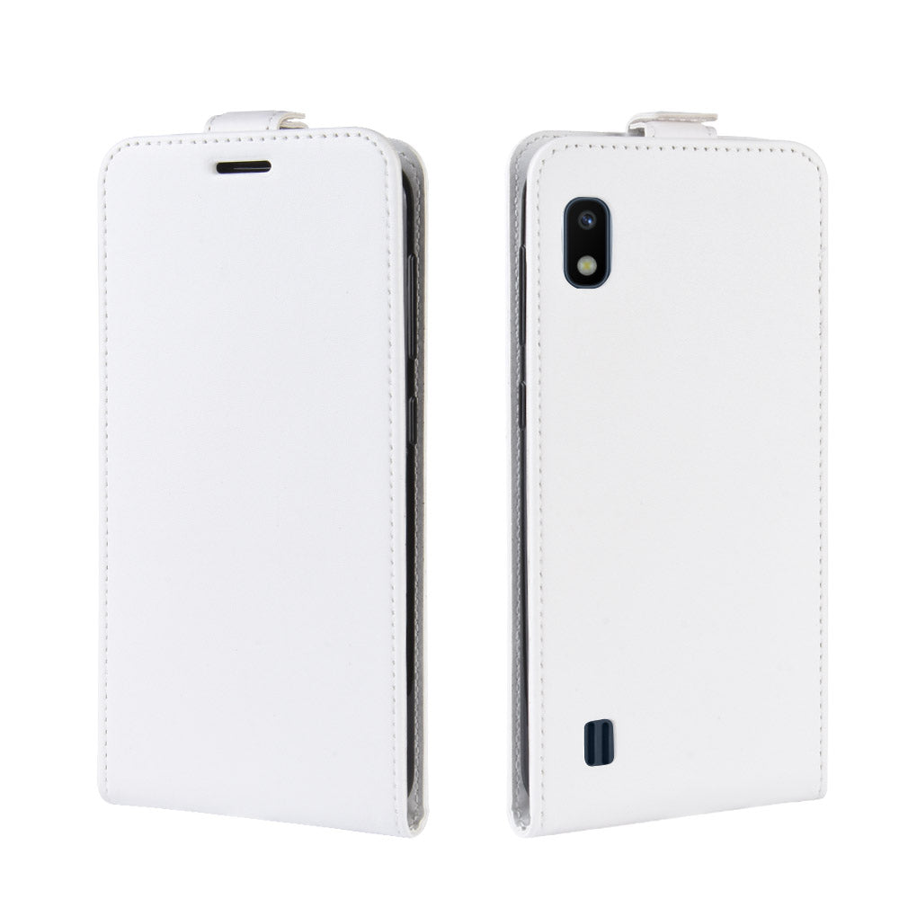 Crazy Horse Vertical Flip Leather Protective Case for Samsung Galaxy A10