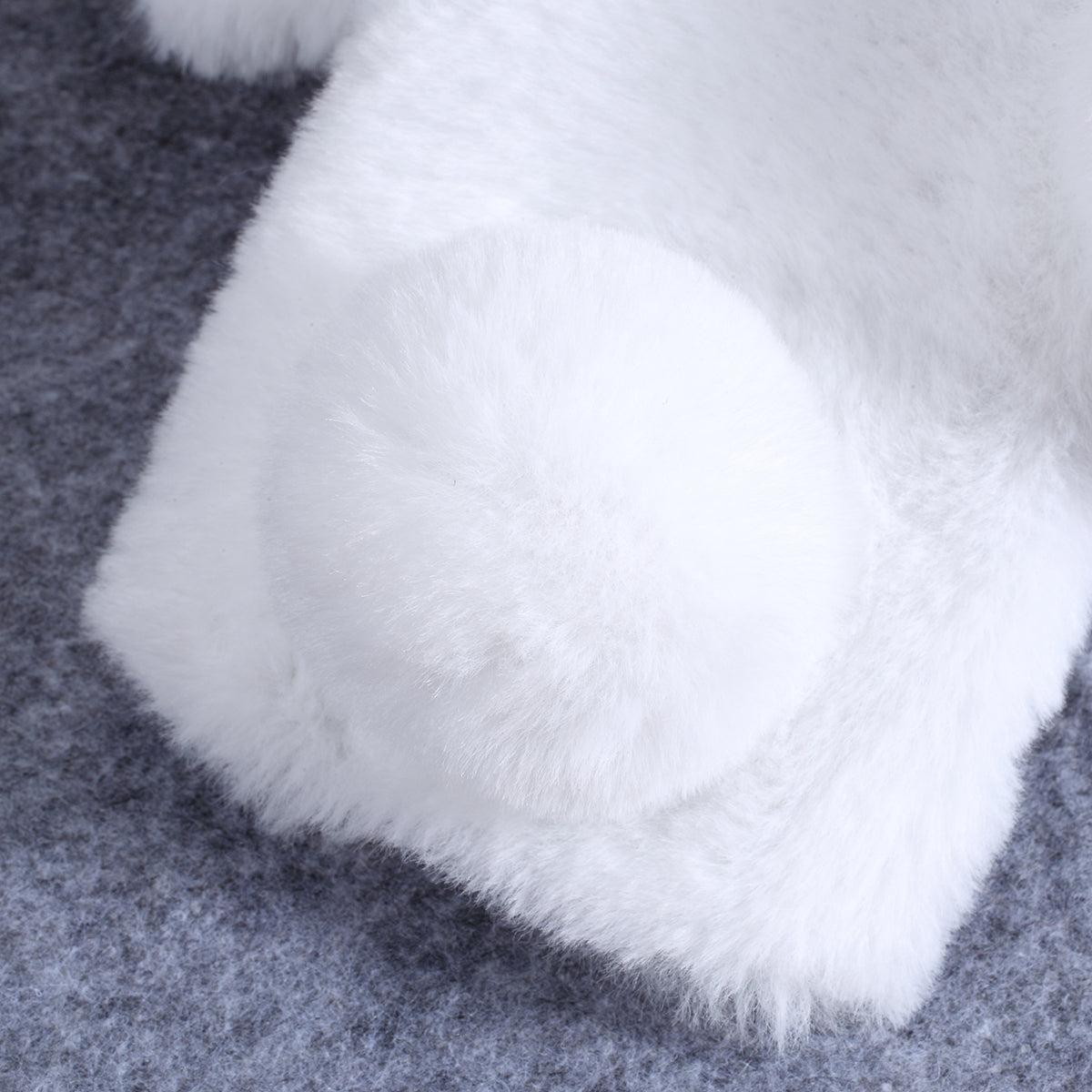 Rabbit Shape Fluffy Fur Coated Rhinestone TPU Case for Samsung Galaxy A10