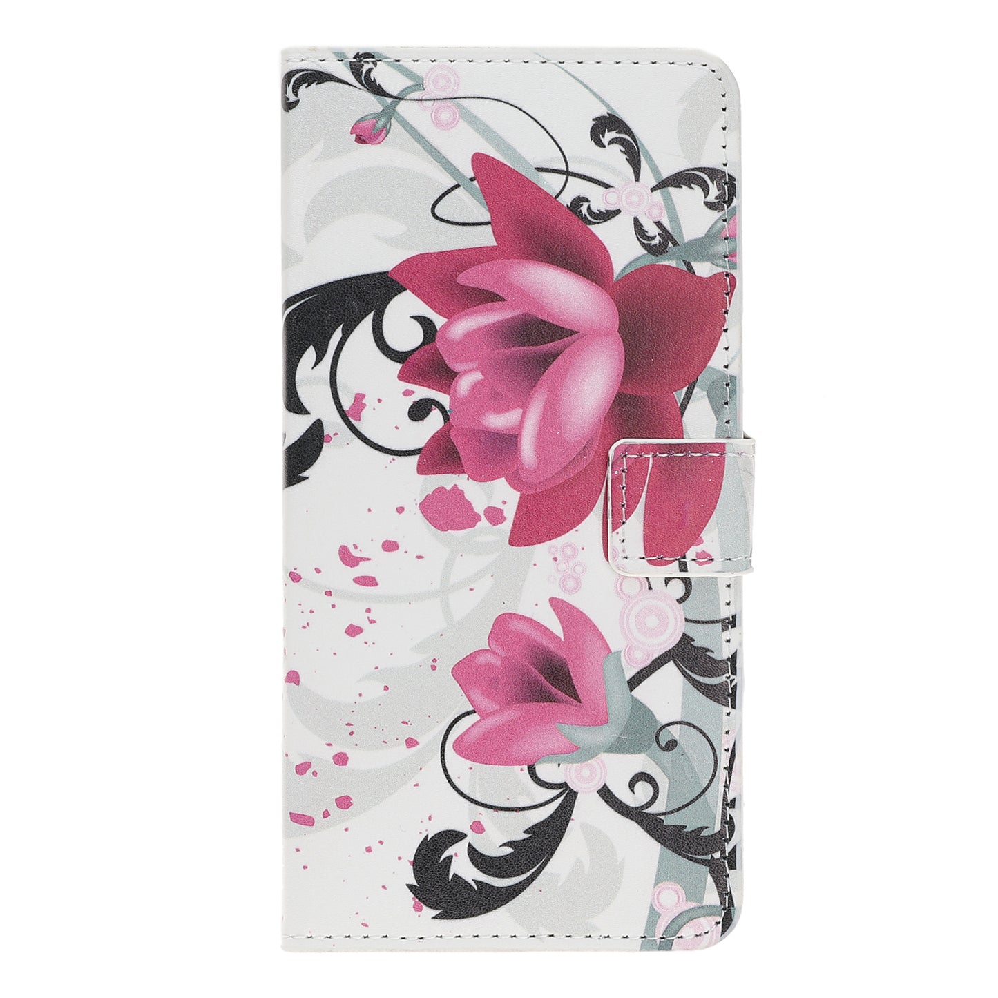 Pattern Printing Leather Wallet Stand Case for Samsung Galaxy A40