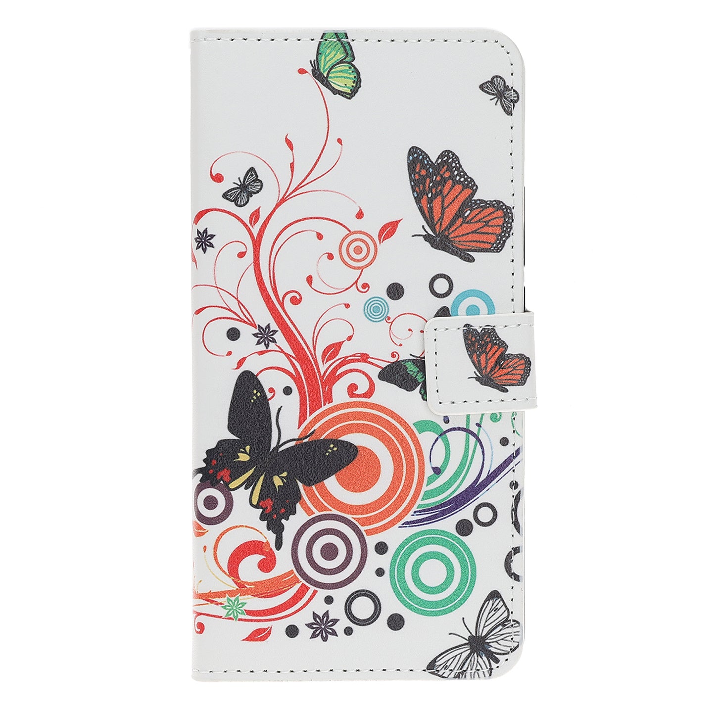 Pattern Printing Leather Wallet Stand Case for Samsung Galaxy A40
