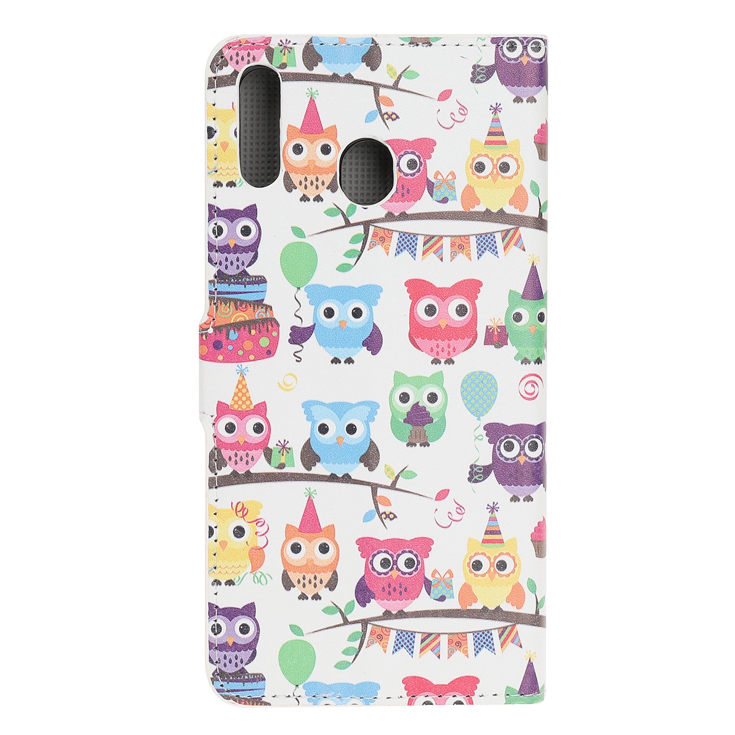 Pattern Printing Leather Wallet Stand Case for Samsung Galaxy A40