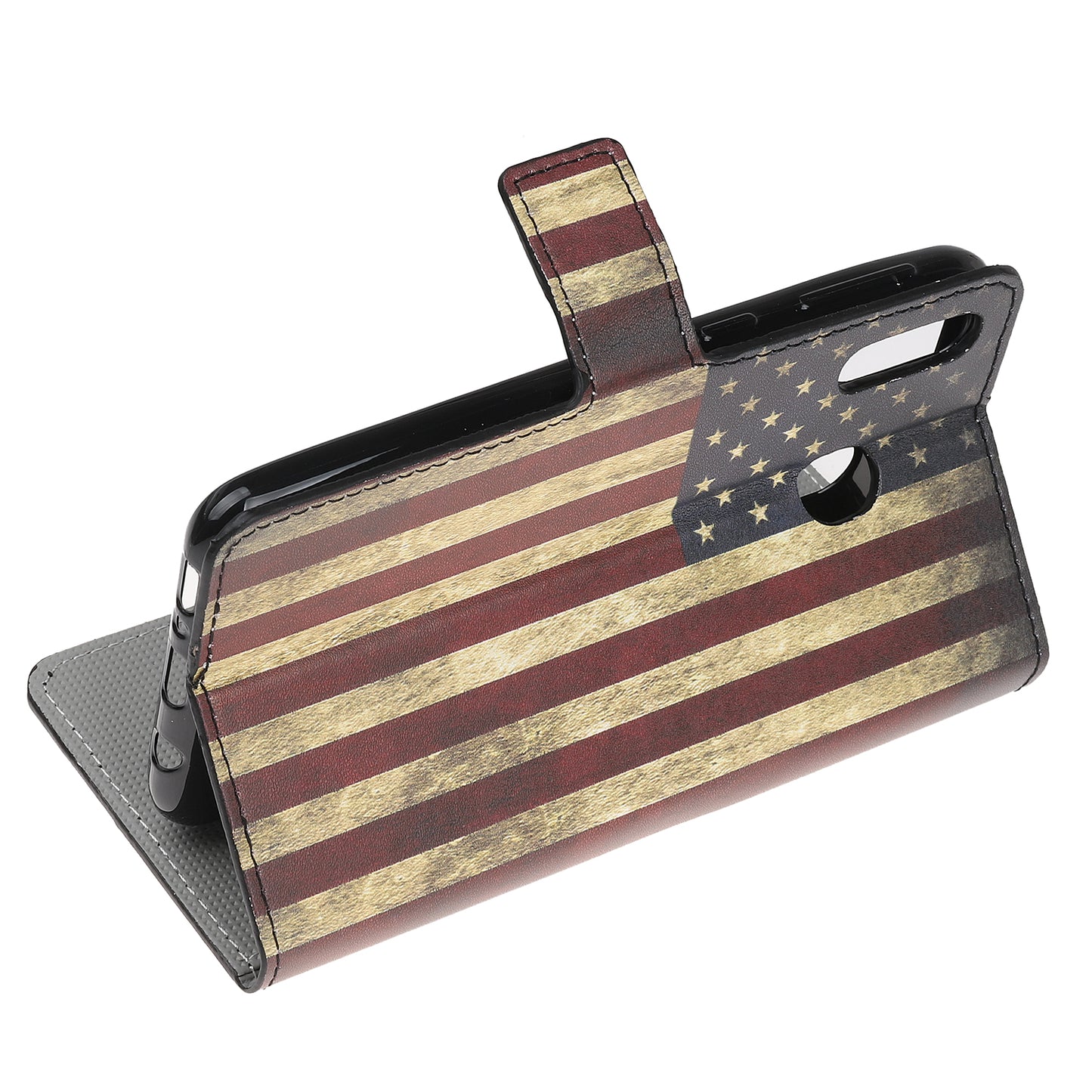 Pattern Printing Leather Wallet Stand Case for Samsung Galaxy A40