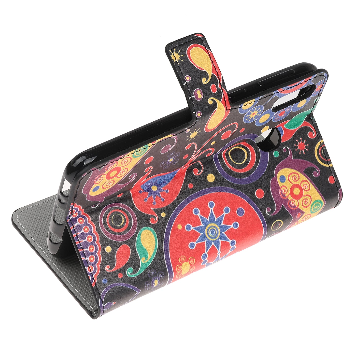 Pattern Printing Leather Wallet Stand Case for Samsung Galaxy A40