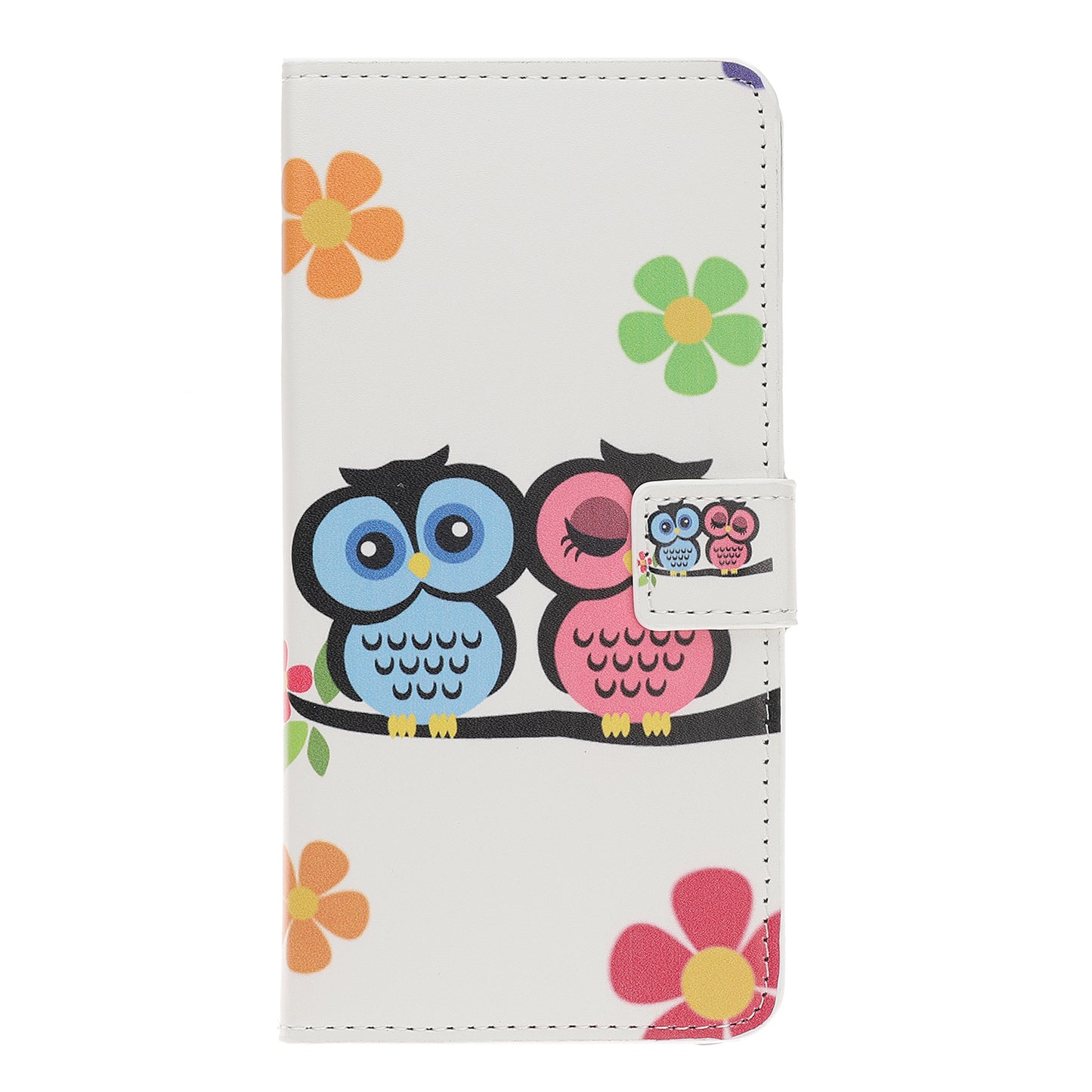Pattern Printing Leather Wallet Stand Case for Samsung Galaxy A40
