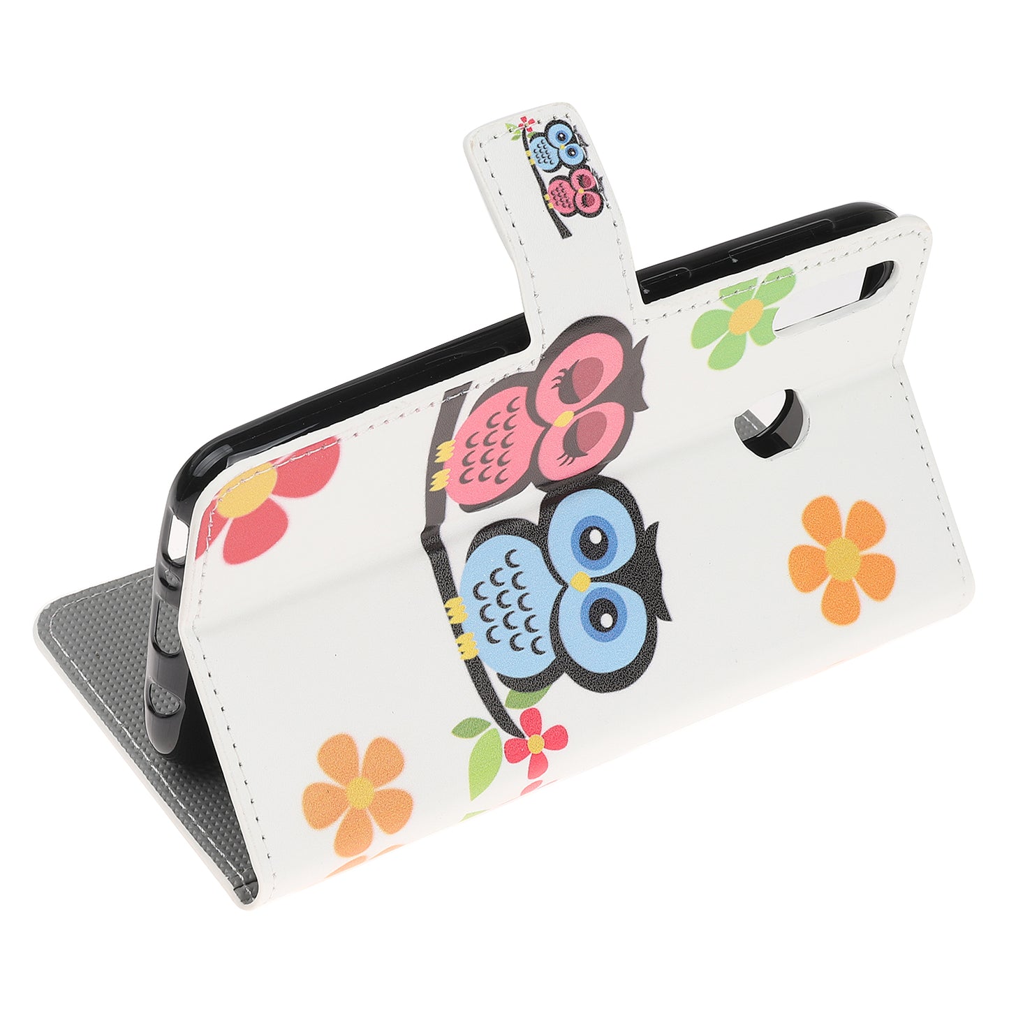 Pattern Printing Leather Wallet Stand Case for Samsung Galaxy A40