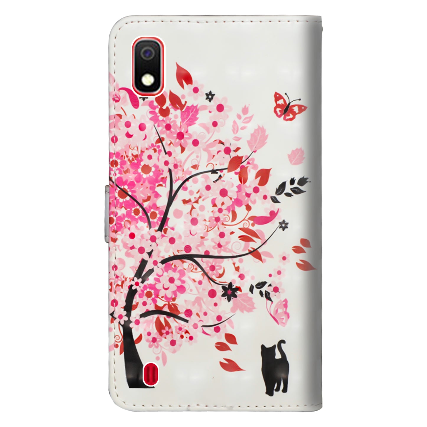 Light Spot Decor Patterned Leather Wallet Phone Casing for Samsung Galaxy A10
