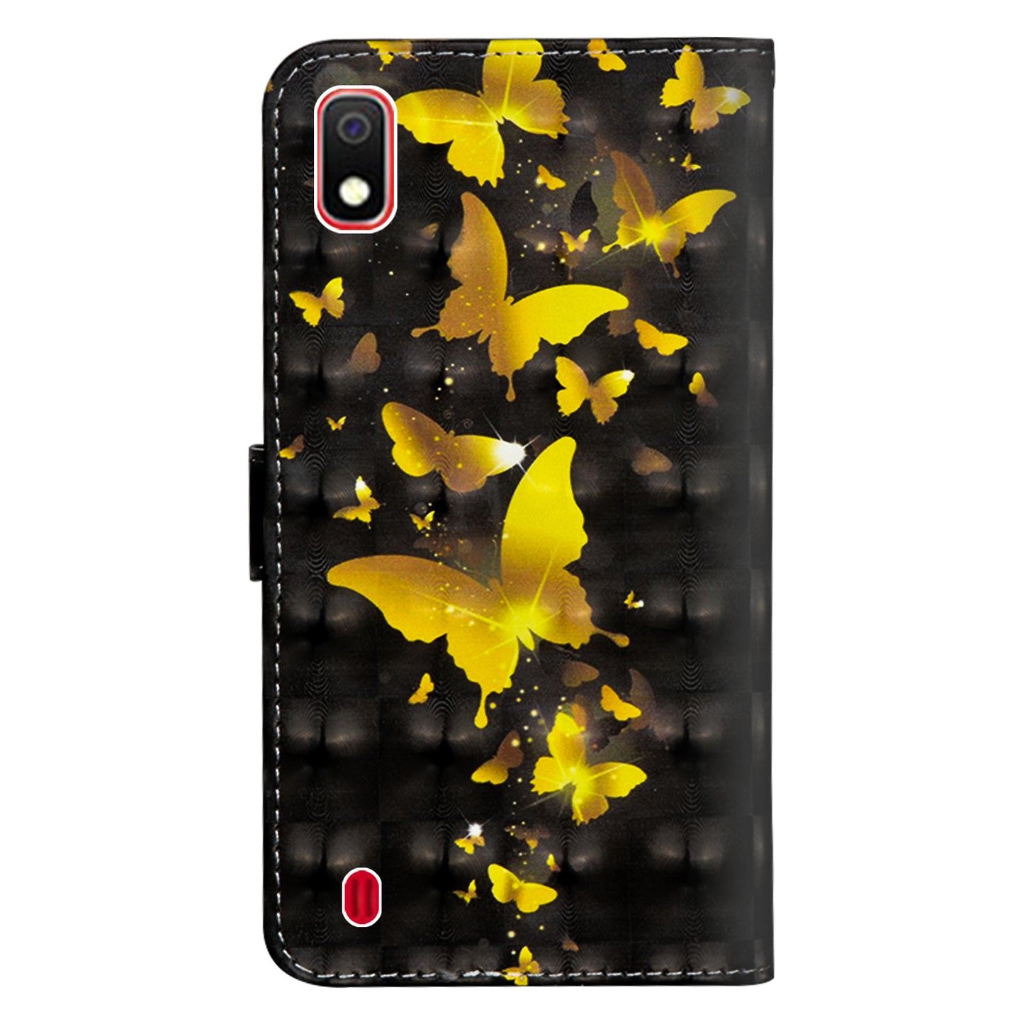 Light Spot Decor Patterned Leather Wallet Phone Casing for Samsung Galaxy A10