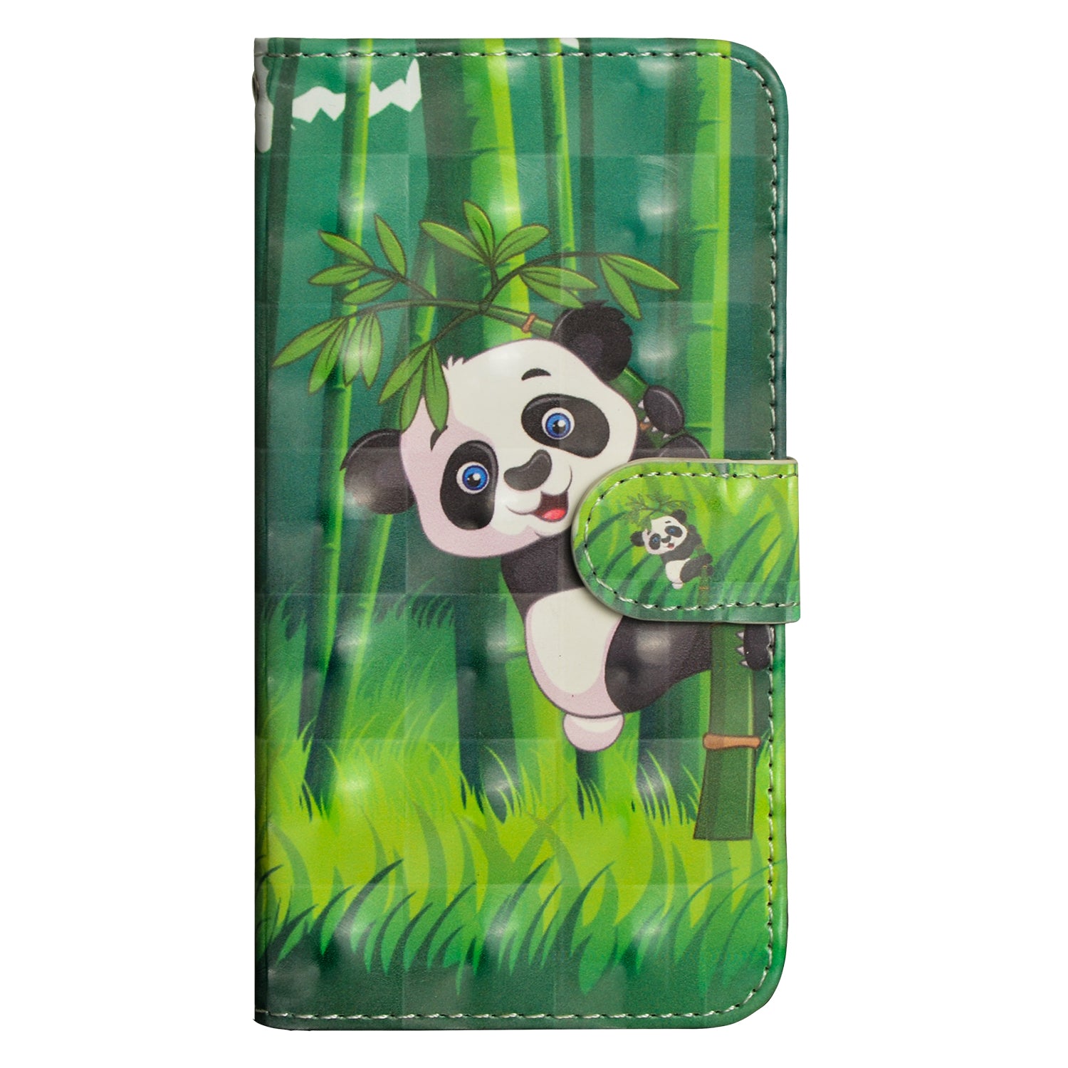 Light Spot Decor Patterned Leather Wallet Phone Casing for Samsung Galaxy A10