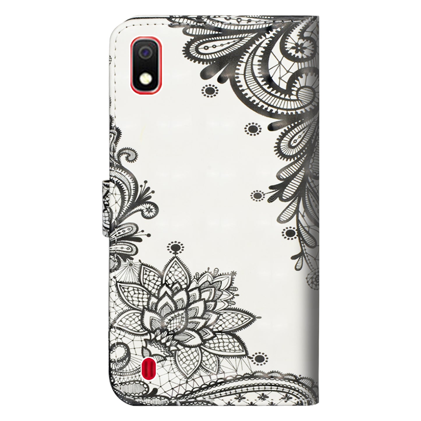 Light Spot Decor Patterned Leather Wallet Phone Casing for Samsung Galaxy A10