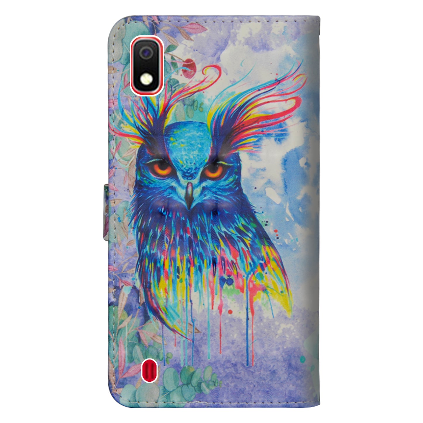 Light Spot Decor Patterned Leather Wallet Phone Casing for Samsung Galaxy A10