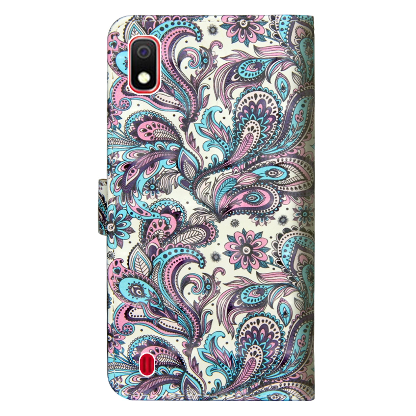 Light Spot Decor Patterned Leather Wallet Phone Casing for Samsung Galaxy A10