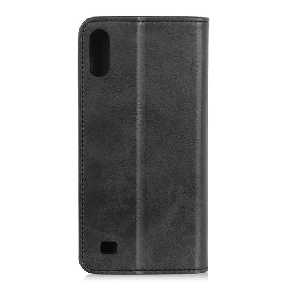 Auto-absorbed Split Leather Wallet Case for Samsung Galaxy A10