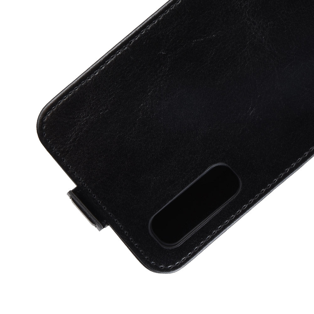 Crazy Horse Vertical Flip Leather Protective Case for Samsung Galaxy A70