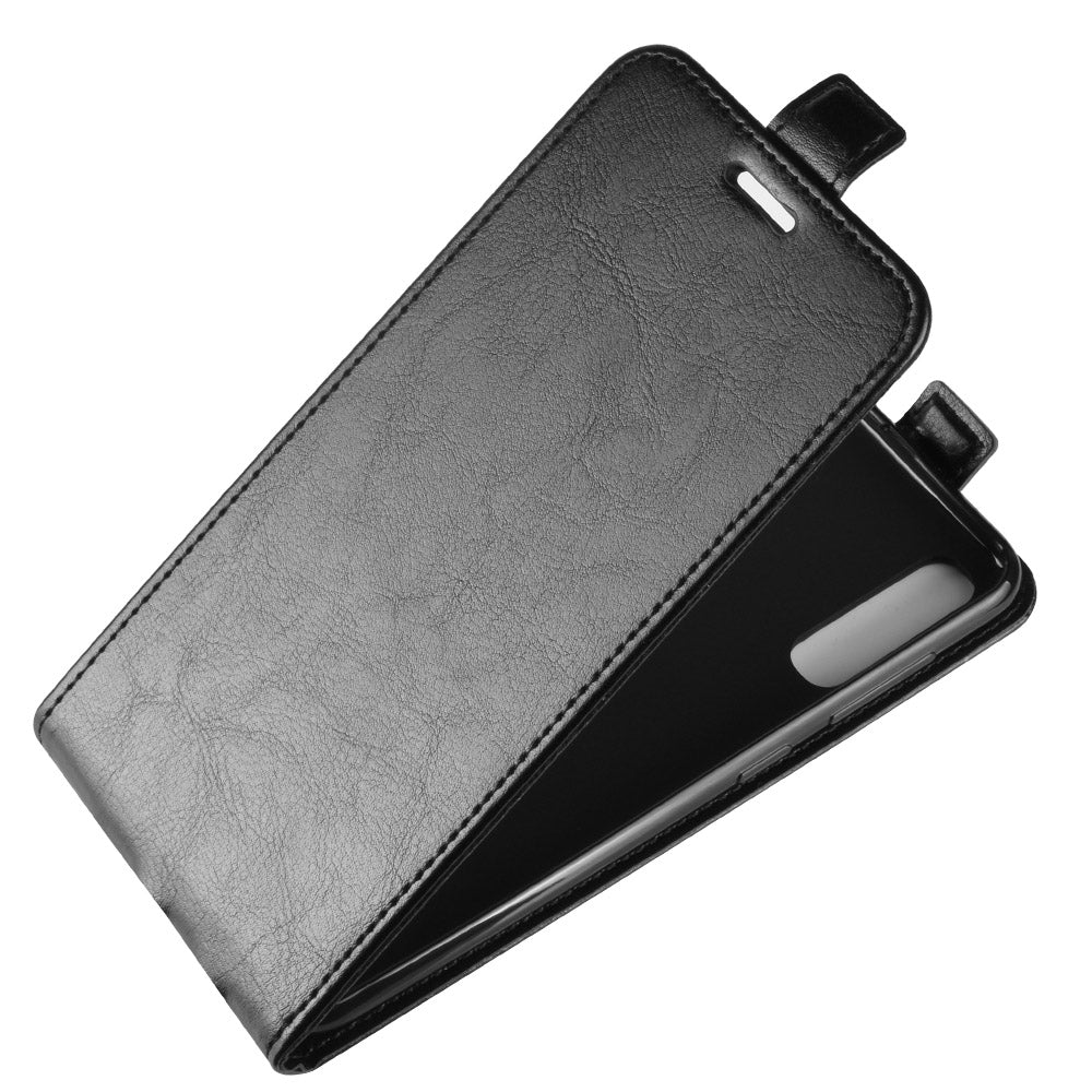 Crazy Horse Vertical Flip Leather Protective Case for Samsung Galaxy A70