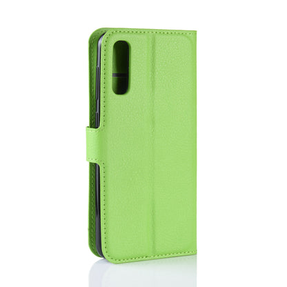 Litchi Skin PU Leather Magnetic Wallet Stand Case for Samsung Galaxy A70
