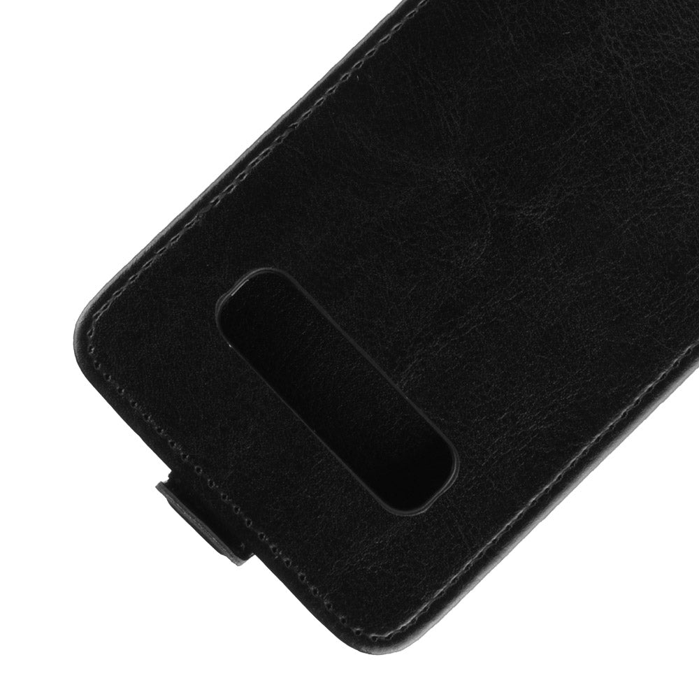 Crazy Horse Vertical Flip Leather Case with Card Slot for Samsung Galaxy S10 5G