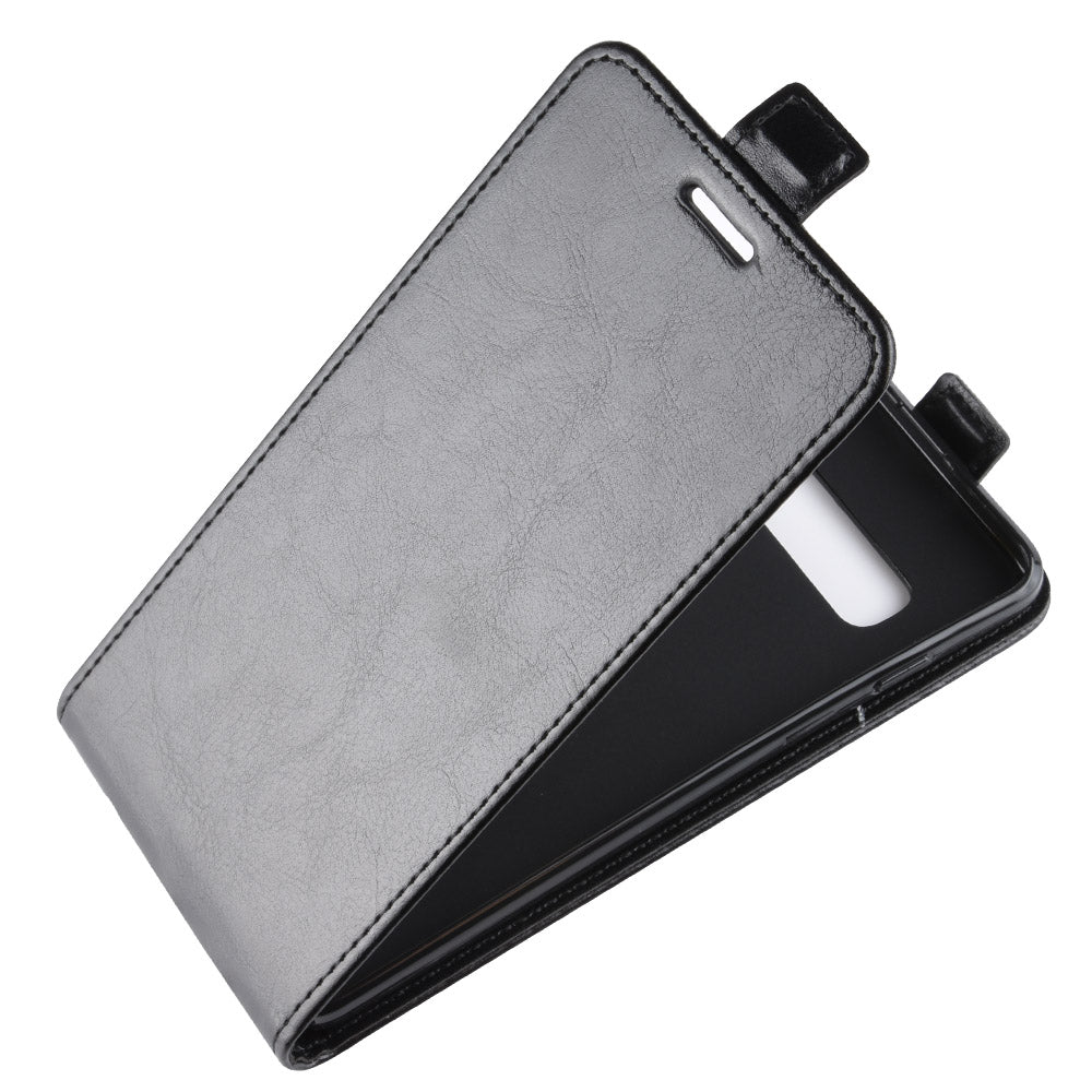 Crazy Horse Vertical Flip Leather Case with Card Slot for Samsung Galaxy S10 5G