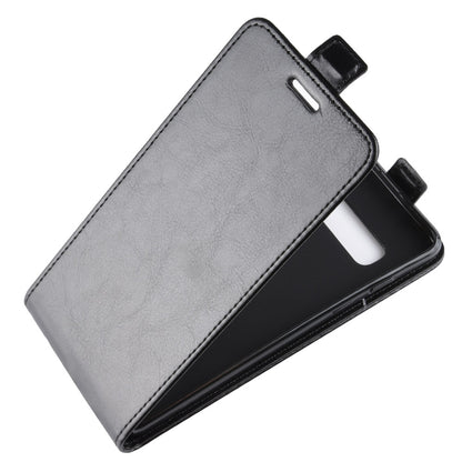 Crazy Horse Vertical Flip Leather Case with Card Slot for Samsung Galaxy S10 5G