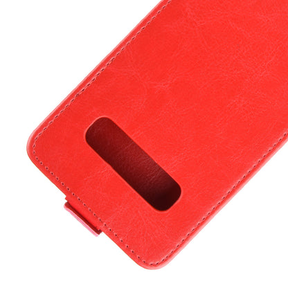 Crazy Horse Vertical Flip Leather Case with Card Slot for Samsung Galaxy S10 5G