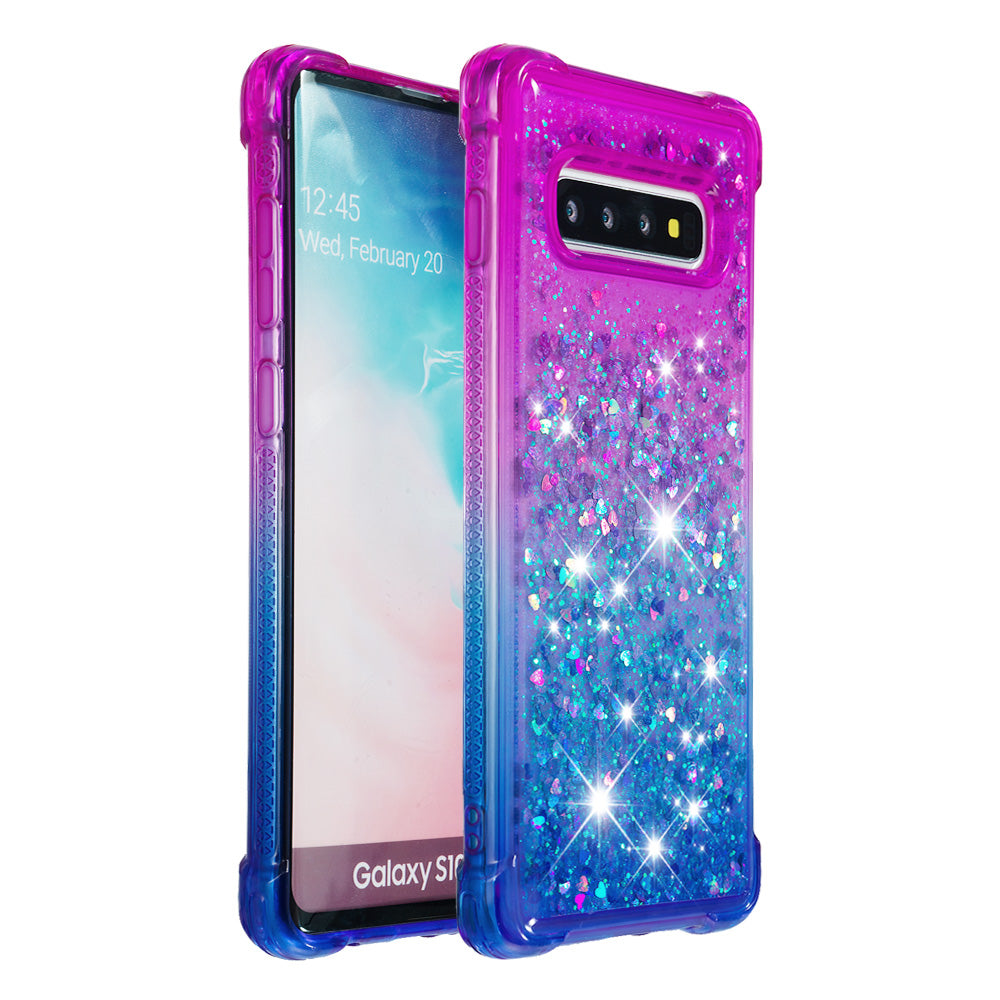 Anti-fall Quicksand TPU Phone Cover for Samsung S10 Plus