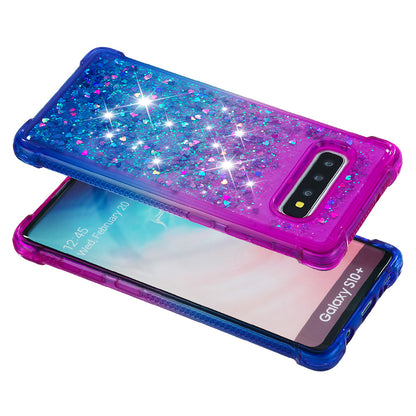 Anti-fall Quicksand TPU Phone Cover for Samsung S10 Plus