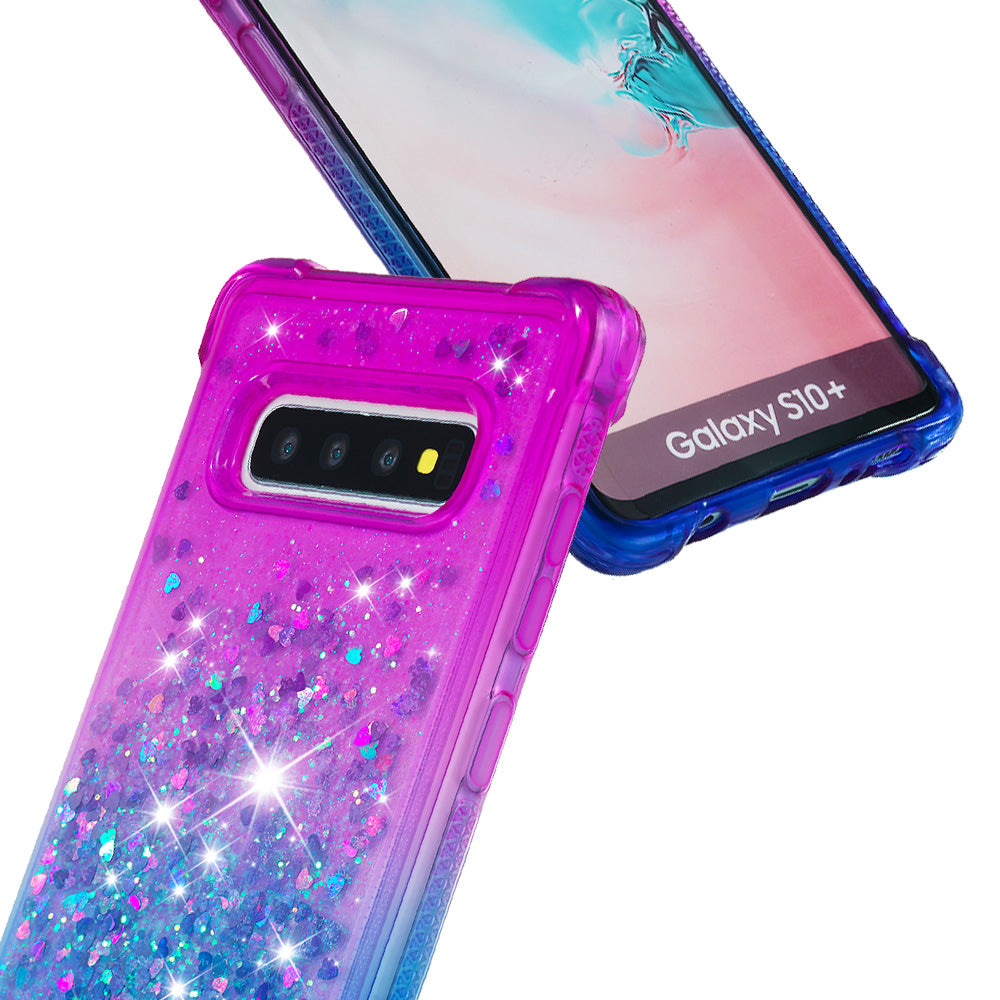 Anti-fall Quicksand TPU Phone Cover for Samsung S10 Plus