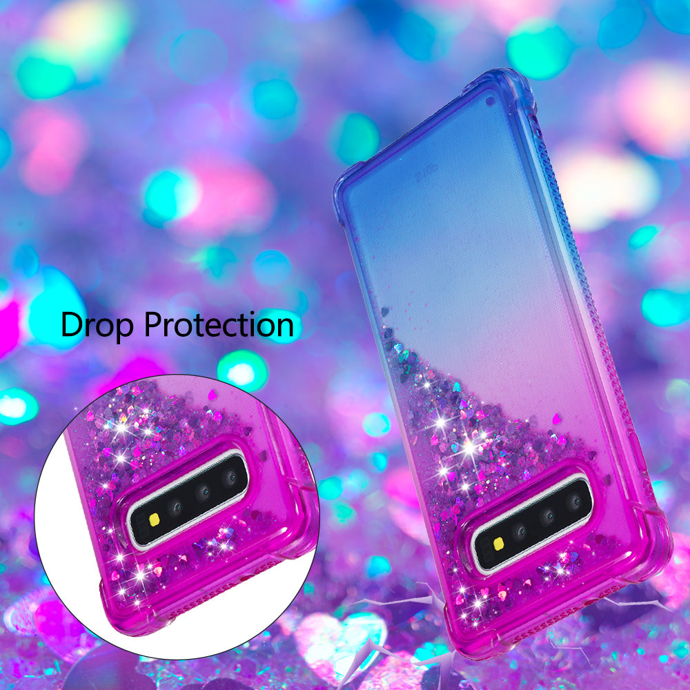 Anti-fall Quicksand TPU Phone Cover for Samsung S10 Plus