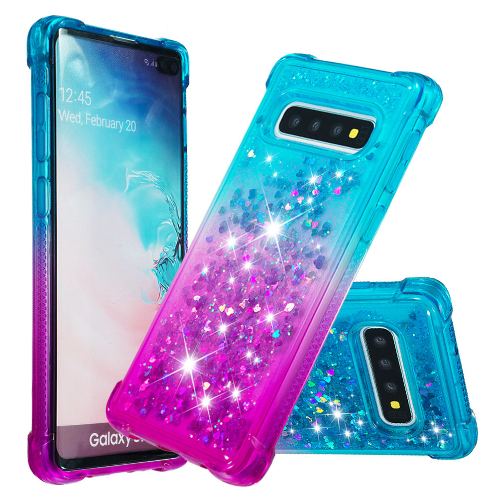 Anti-fall Quicksand TPU Phone Cover for Samsung S10 Plus