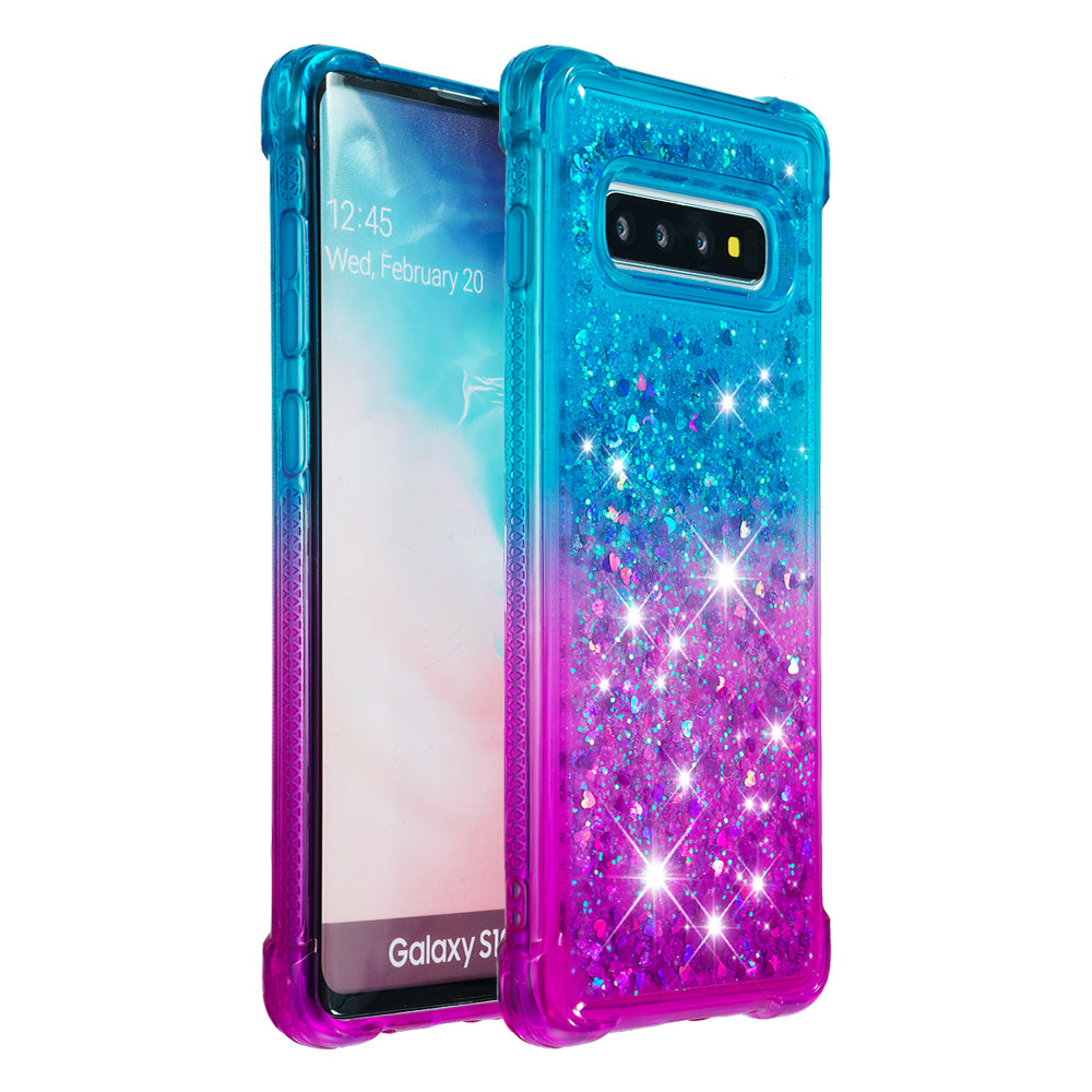 Anti-fall Quicksand TPU Phone Cover for Samsung S10 Plus