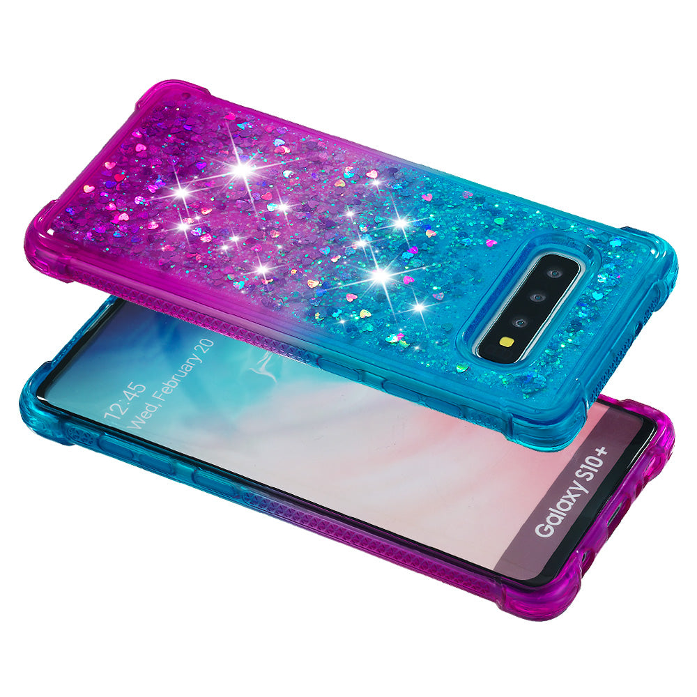 Anti-fall Quicksand TPU Phone Cover for Samsung S10 Plus
