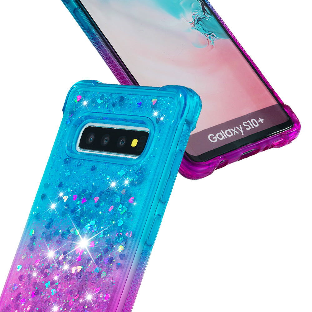 Anti-fall Quicksand TPU Phone Cover for Samsung S10 Plus