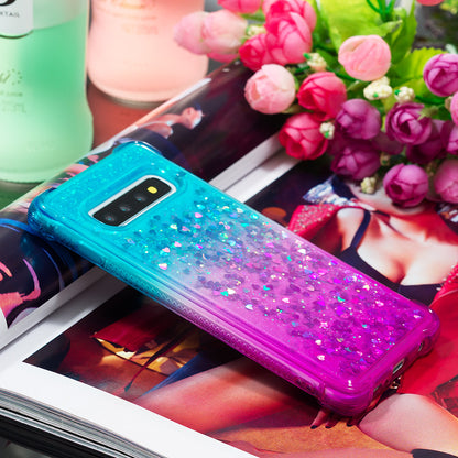 Gradient Glitter Powder Quicksand TPU Case for Samsung Galaxy S10