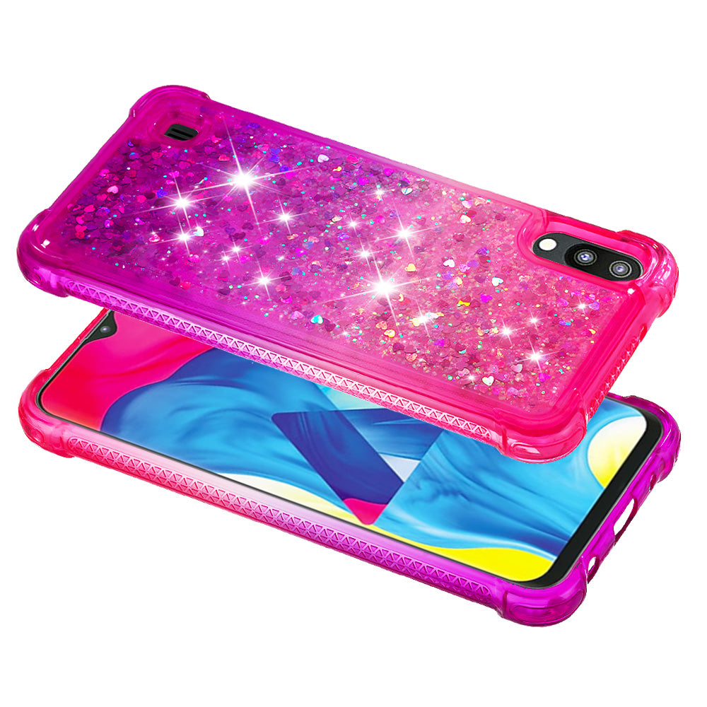 Gradient Glitter Powder Quicksand TPU Shell for Samsung Galaxy M10 / A10