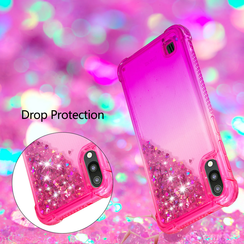 Gradient Glitter Powder Quicksand TPU Shell for Samsung Galaxy M10 / A10
