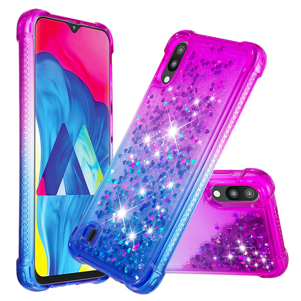 Gradient Glitter Powder Quicksand TPU Shell for Samsung Galaxy M10 / A10