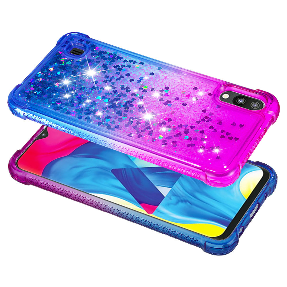 Gradient Glitter Powder Quicksand TPU Shell for Samsung Galaxy M10 / A10