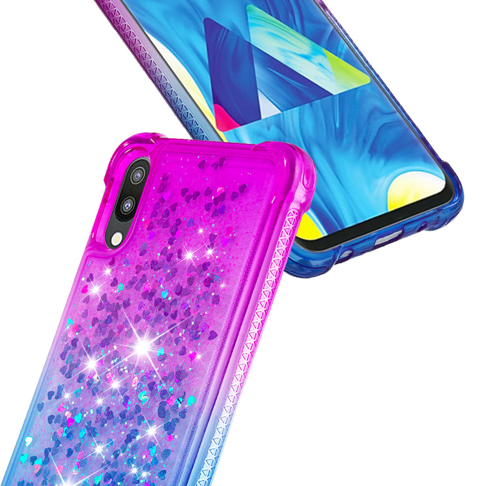 Gradient Glitter Powder Quicksand TPU Shell for Samsung Galaxy M10 / A10
