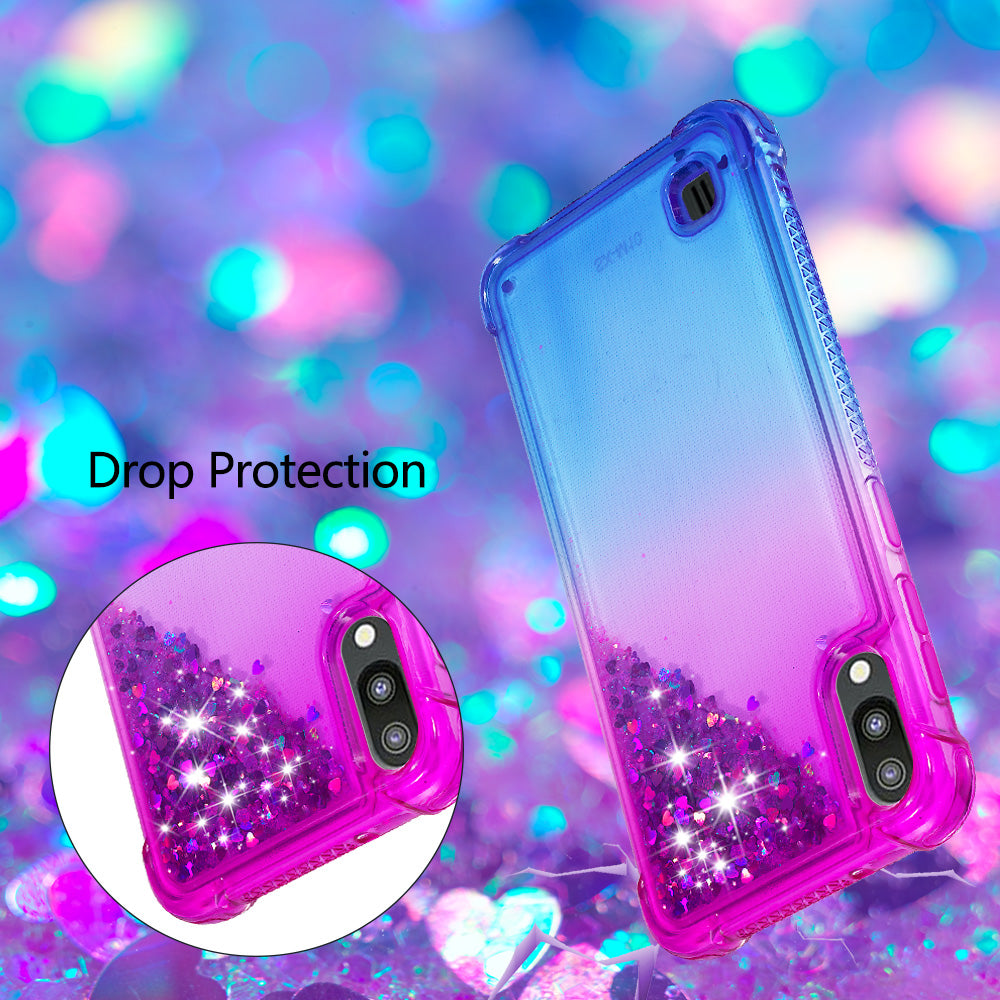 Gradient Glitter Powder Quicksand TPU Shell for Samsung Galaxy M10 / A10