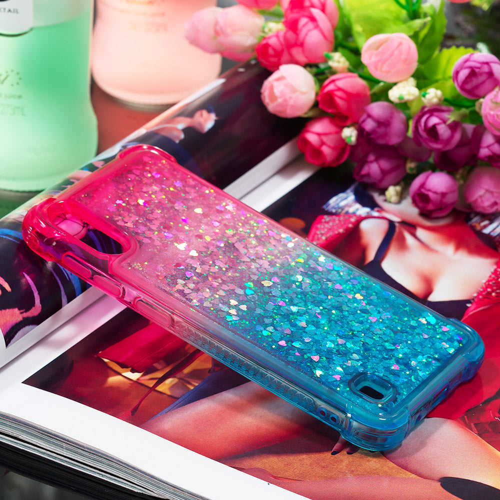 Gradient Glitter Powder Quicksand TPU Shell for Samsung Galaxy M10 / A10