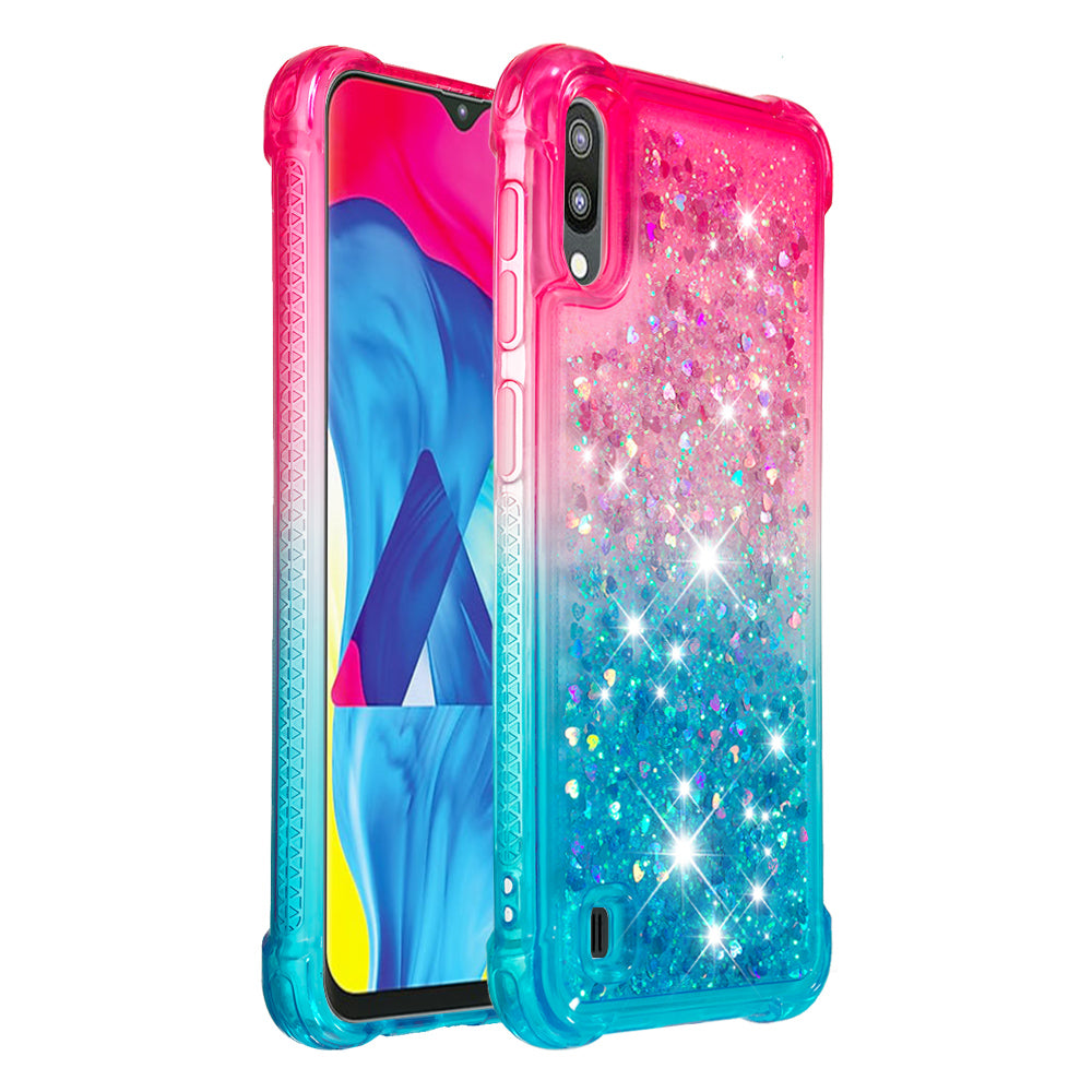 Gradient Glitter Powder Quicksand TPU Shell for Samsung Galaxy M10 / A10