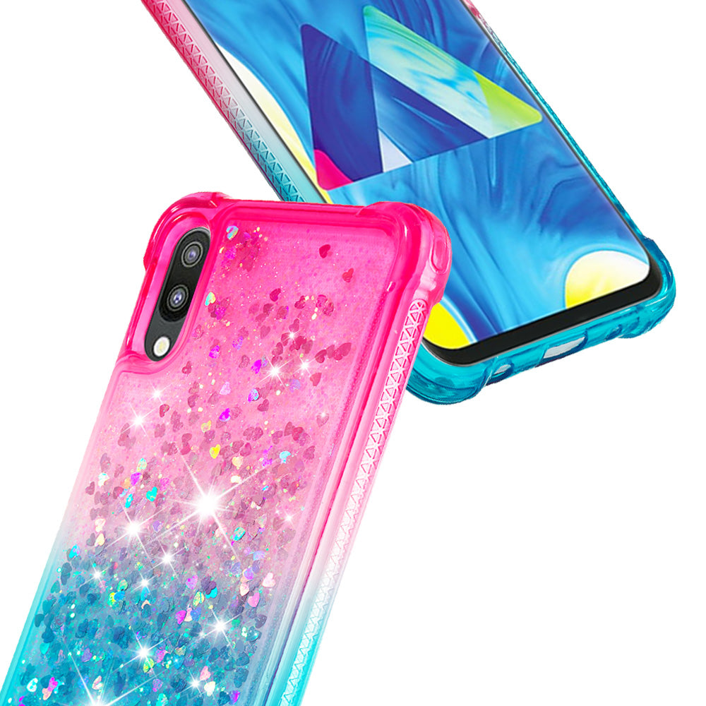Gradient Glitter Powder Quicksand TPU Shell for Samsung Galaxy M10 / A10