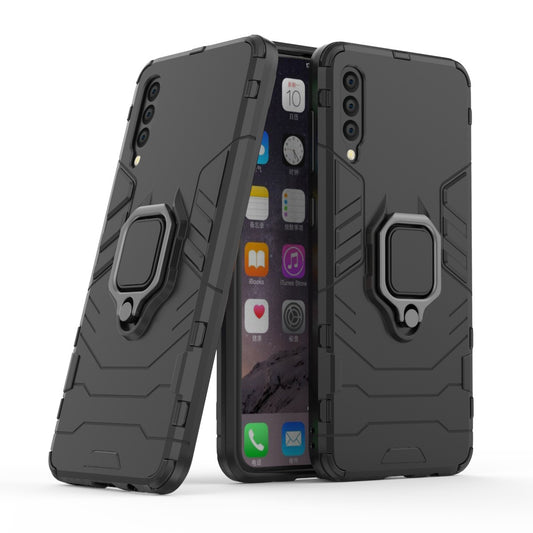 Cool Guard Ring Holder Kickstand PC TPU Hybrid Case for Samsung Galaxy A50 / A50s / A30s