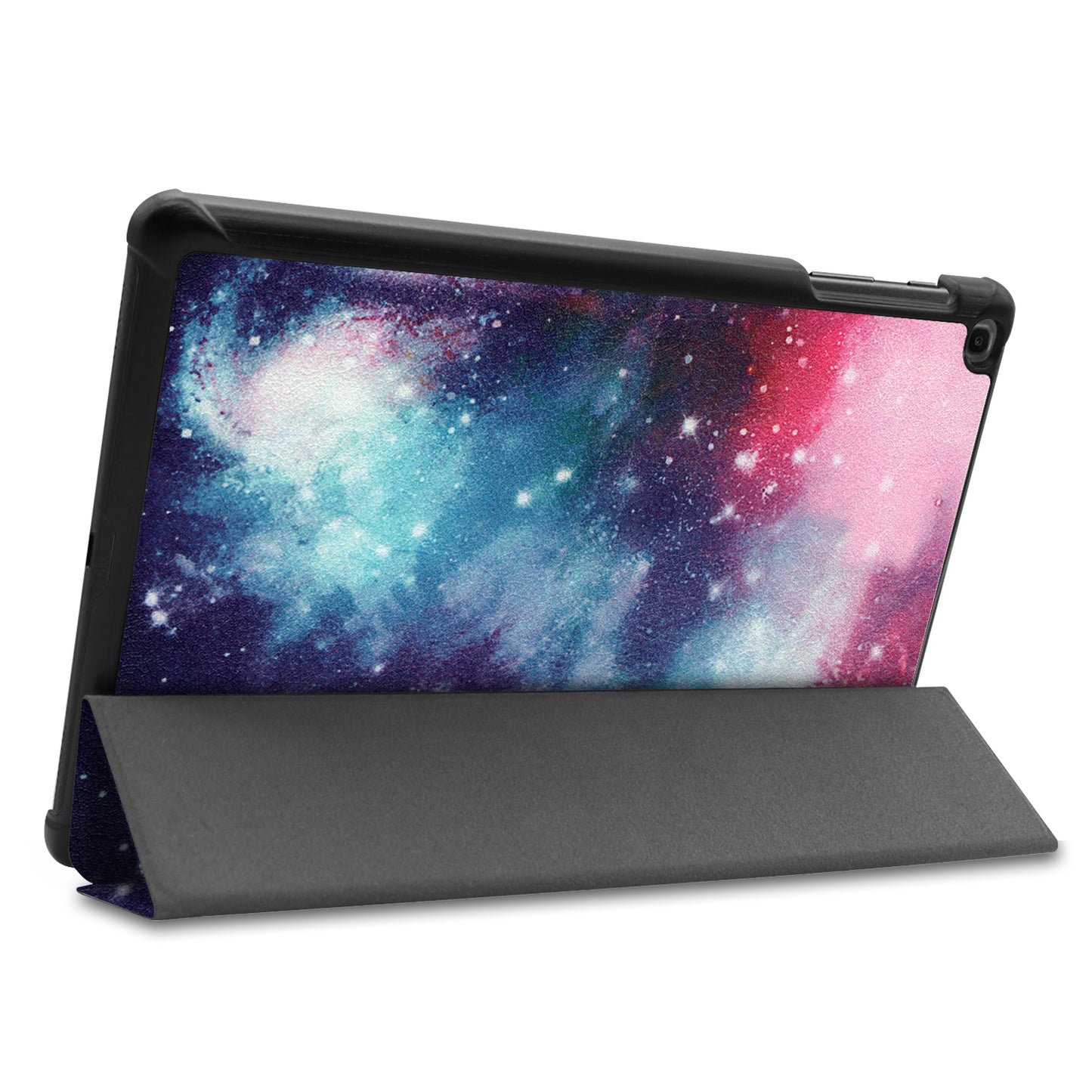 Pattern Printing Wear-resistant PU Leather Tri-fold Stand Auto Wake/Sleep Case for Samsung Galaxy Tab A 10.1 (2019) SM-T510 (Wi-Fi)/SM-T515 (LTE)